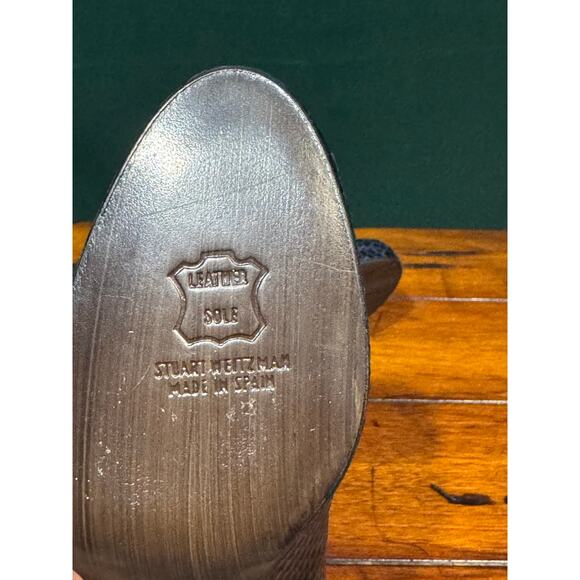 Stuart weitzman leather heel size 7 excellent condtion - Picture 7 of 8
